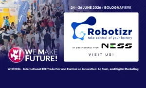 NESS e Robotizr al WMF 2026 con soluzioni di automazione industriale No-Code